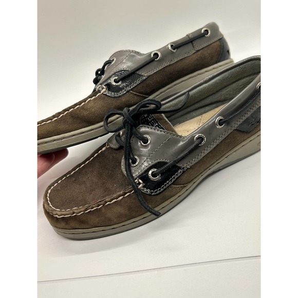 Sperry Brown Boat Shoe Size 6M Leather Upper - Picture 3 of 6